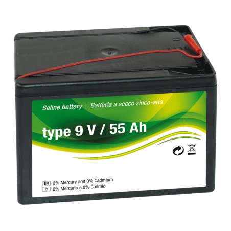 Batteria salina 9V-55Ah