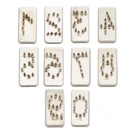 10 cifre per pinza tatuaggi - 7mm