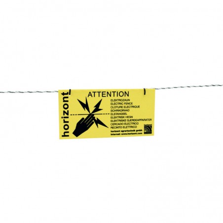 Tabelle di avviso recinto elettrico