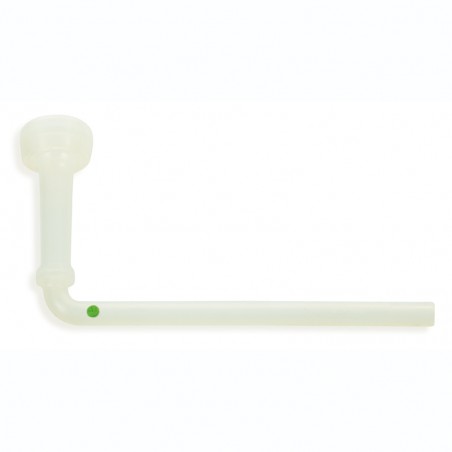 Guaina lunga curva con foro calibrato